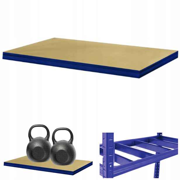 Police pro kovový regál Helios 150x60 cm 1Px275 kg Příčníková Deska Nebe