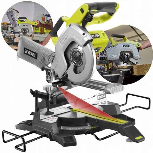 Ryobi 5133003597 R18MS216-0 18V One+ 216 mm Pokosová Pila Pokosová Pila Body