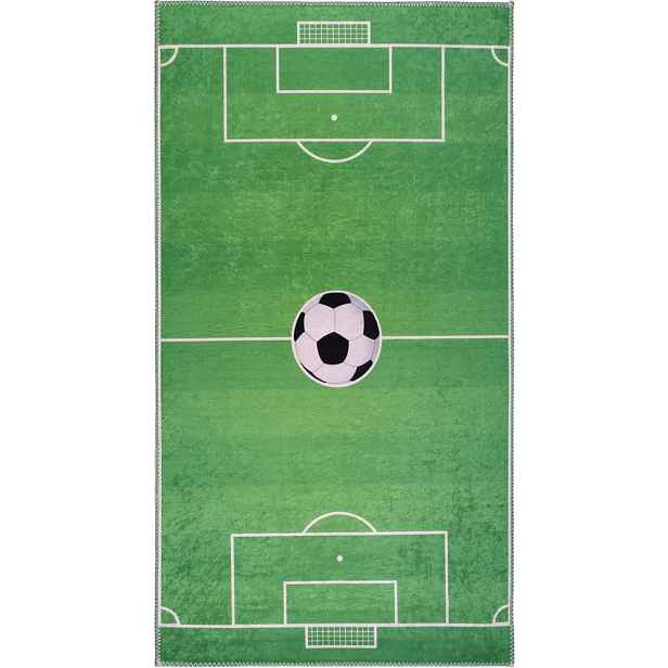Zelený pratelný dětský hrací koberec 100x160 cm Soccer Time – Vitaus