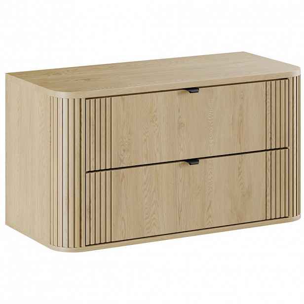 Badplaats SKŘÍŇKA POD UMYVADLO Cremona 2 zásuvka dub - 100 x 46 x 54 cm