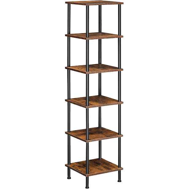 Regál Vasagle Clia 30 cm hnědý/černý