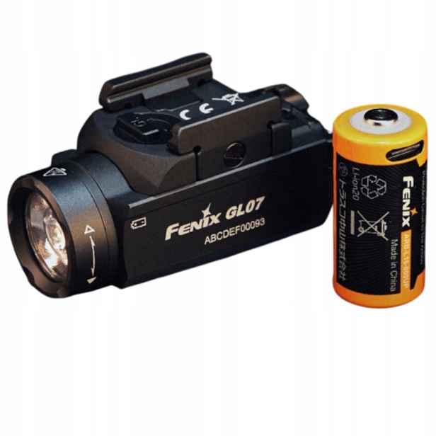 Svítilna na zbraň Picatinny Fenix GL07 700 lumenů, dosah 240 metrů