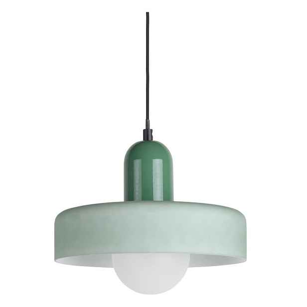 Zelené závěsné svítidlo ø 25 cm Opaco Grato – Leitmotiv