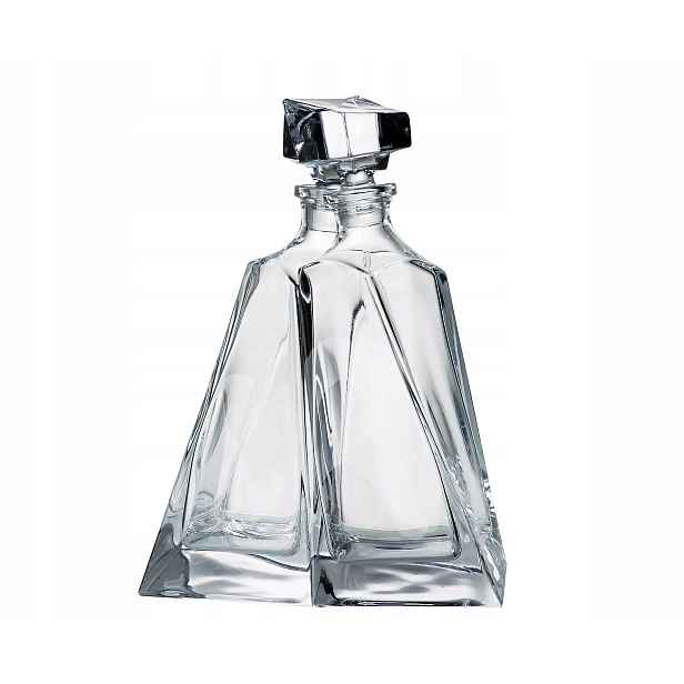 Bohemia Lovers Sada 2 karaf na whisky a alkohol, elegantní, 500 ml, křišťál
