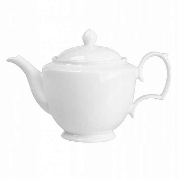 Konvička na čaj kávu porcelánová MariaPaula bílá 1200 ml