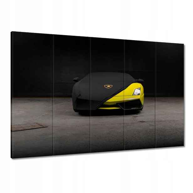 Obrazy 100x70 Žluté sportovní auto