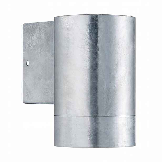 Nástěnné svítidlo Maxi Tin GU10 stříbrné, IP54, kovové, zahrada Nordlux