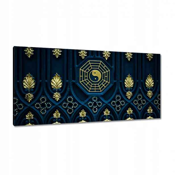 Obrazy 115x55 Abstrakce Zlatá harmonie