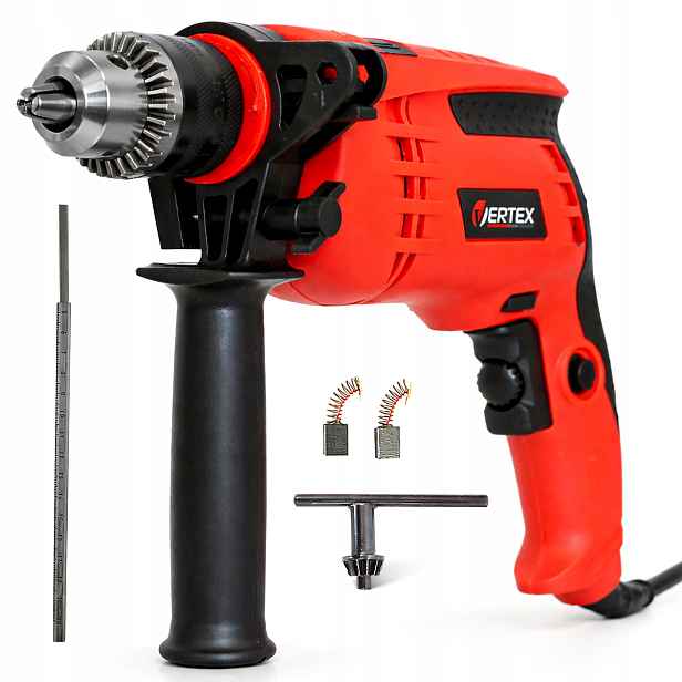 Příklepová Vrtačka 710 W pro Betonu Dřevo Kov 13 mm Hloubkoměr