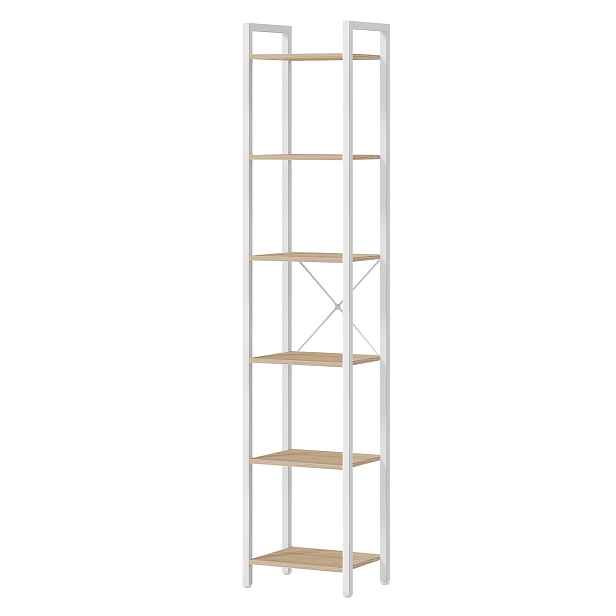 SONGMICS Regál Vasagle Moury 40 cm hnědý/bílý