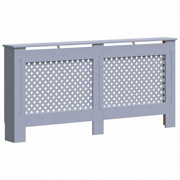 vidaXL Kryt na radiátor antracitový 172 x 19 x 81,5 cm MDF