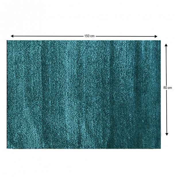 Shaggy koberec ARUNA tyrkysová Tempo Kondela 80x150 cm
