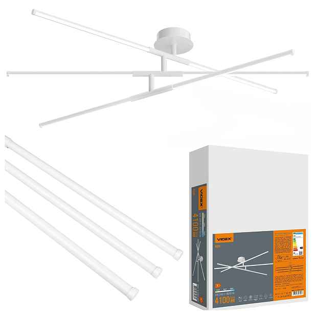 stropní svítidlo Led Videx CLD013 40W 3000K-4000K-6000K 230V Bílá