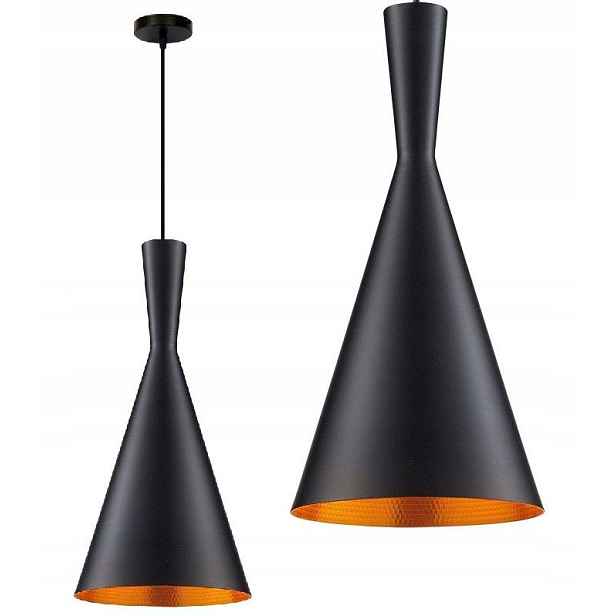 Závěsná Lampa Edison Loft Industrial Costa B Black