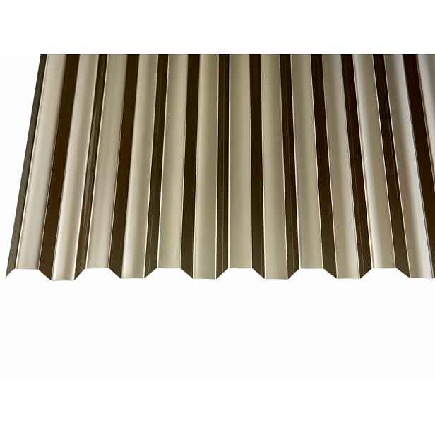 Gutta Trapézový polykarbonát Guttagliss MAKRO trapéz 0,8mm, 3000x1045mm bronz