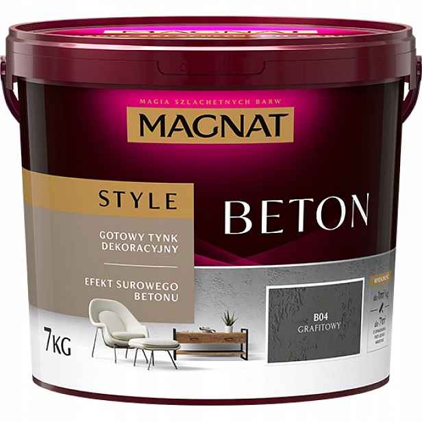 Magnat Style Architektonický beton B04 Grafitový 7 kg