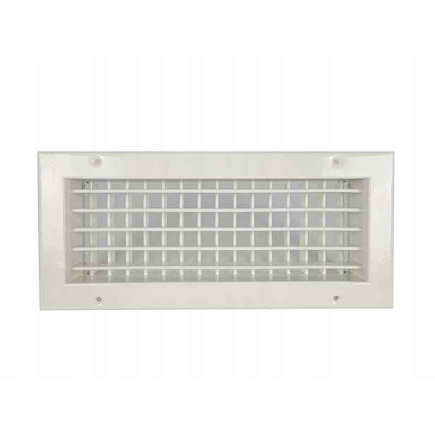 Ventilační mřížka pro přívod vzduchu* Smay 325x125 bílá obdélníková