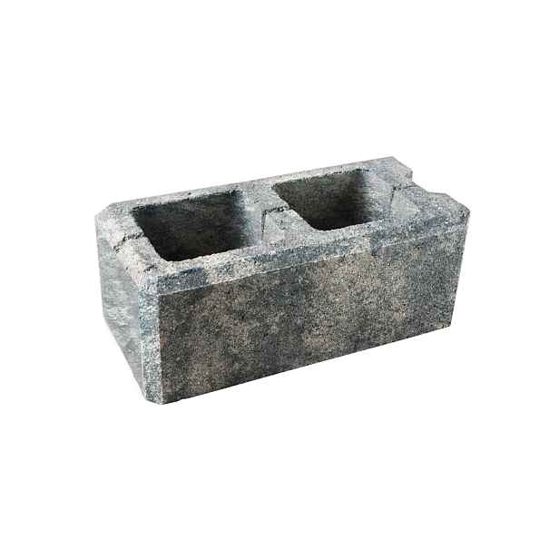 Tvárnice plotová DITON VISO koncová marmo 200×400×150 mm