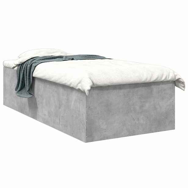 vidaXL Postel na podlaze Betonově šedá 80 x 200 cm Kompozitní dřevo