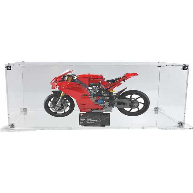 Vitrína s podstavcem Drewlandia pro sadu Lego 42202 Motocykl Ducati