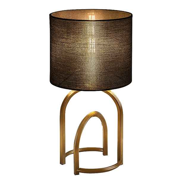 Stolní lampa Rabalux Gisaya zlatá černá E14 25W 35 cm