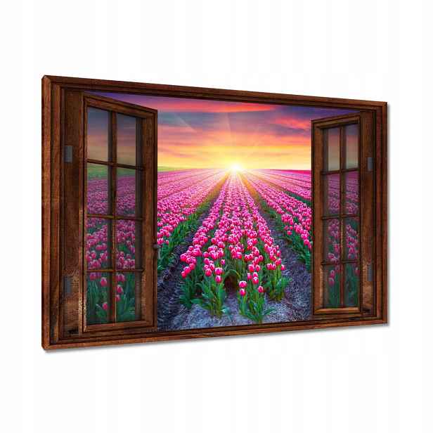 Obrazy 90x60 Moře tulipánů Květiny