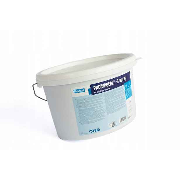 Šedá protipožární hmota Ppoż 12 kg Promat Promaseal A sprej