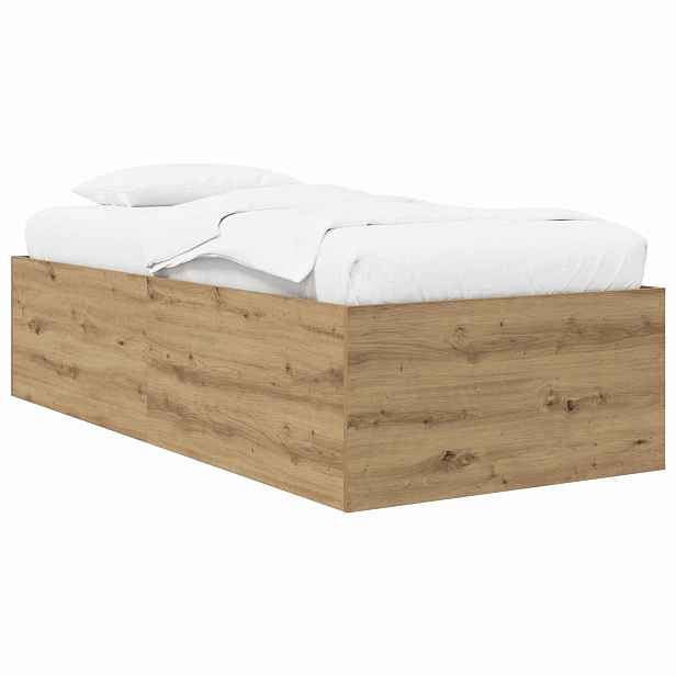 vidaXL Postel na podlaze Dub artisan 80 x 200 cm Kompozitní dřevo