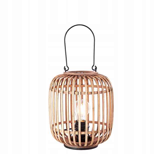 Endon Mathias bambusová stolní lampa E27 10W světlé dřevo IP20