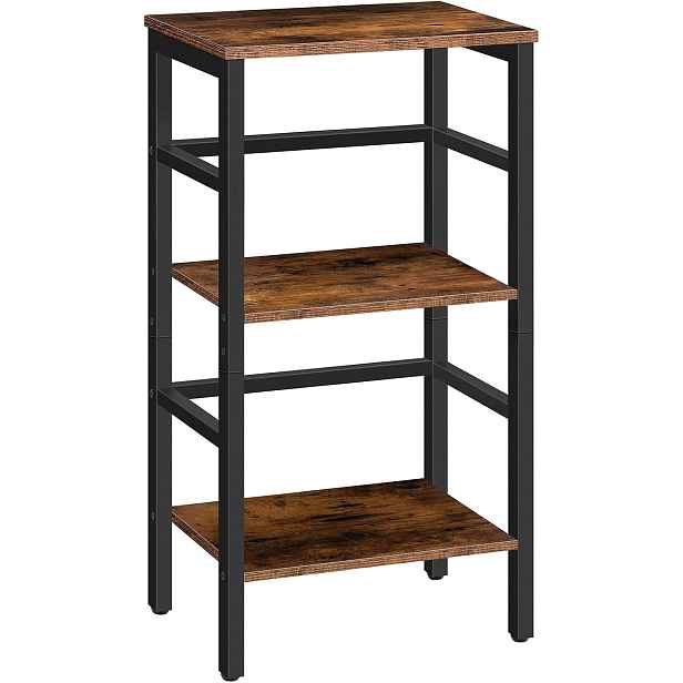 Regál Vasagle Viola 38 cm černý/hnědý