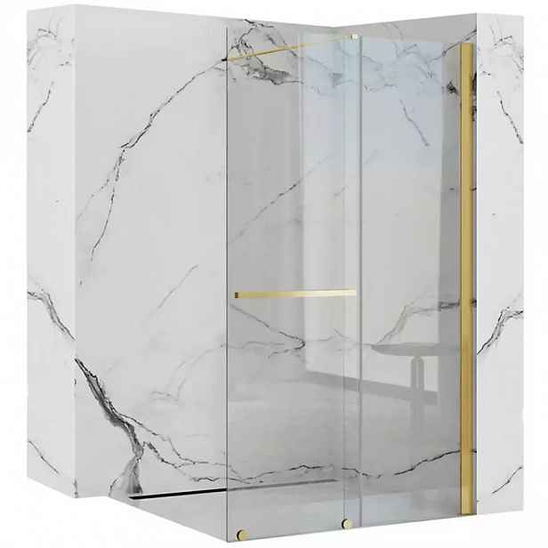 Sprchová zástěna Walk-in Cortis Rea K8485 120x200 gold