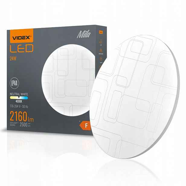 Stropní Svítidlo Led Stropní Svítidlo na omítku 24W 2500lm 4000K Neutrální bílá Mila