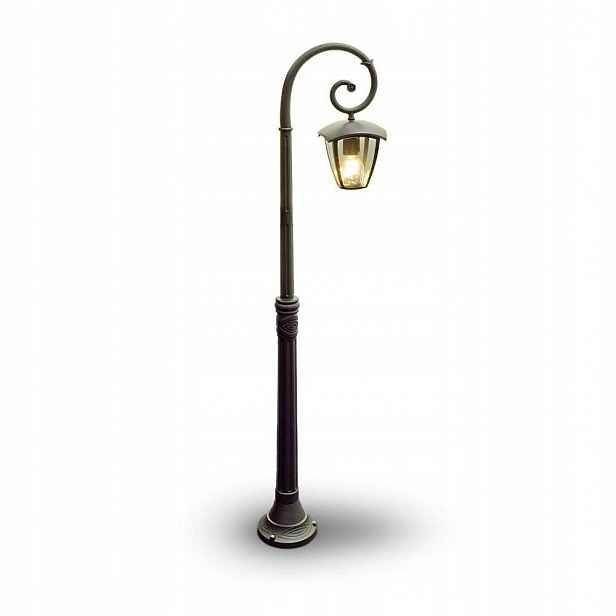 V-tac Zahradní lampa 1XE27 1365mm IP44 černá VT-737