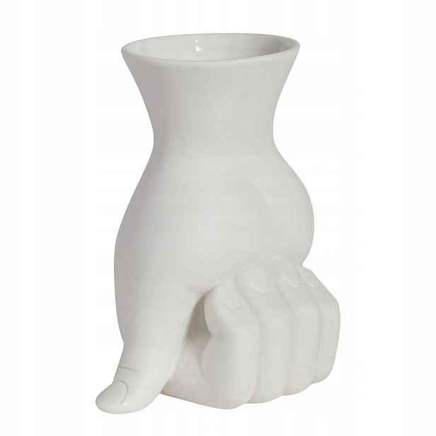 Váza Jonathan Adler Marcel Vase bílá dekorativní porcelánová 15 cm