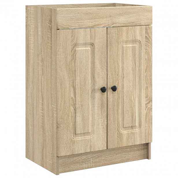 vidaXL Koupelnová skříňka pod umyvadlo Dub sonoma 78,5 x 37,5 x 81 cm
