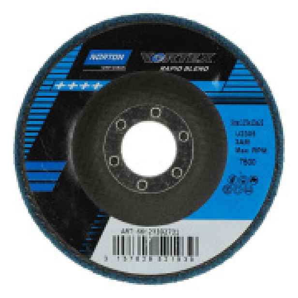 Brusný kotouč nerez Norton Vortex střední modrý 115x12.7x22 mm 66623392701