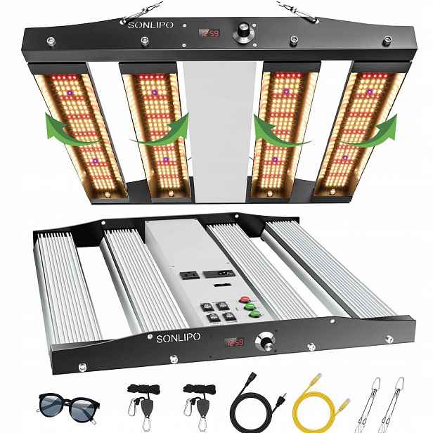 Led lampa pro zvýšení pěstování rostlin Sonlipo 250W osvětlení stmívač časovač