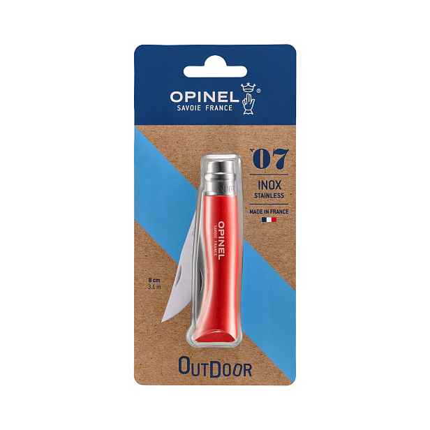 Opinel VRI N°07 nůž Trekking, oranžová, 7,5 cm, blistr 002266