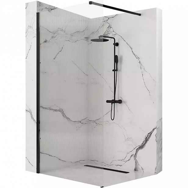 Sprchová zástěna Walk-in Aero Intimo Rea K4121 100x200 black