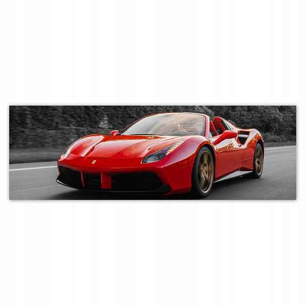 Plakáty 200x66 Červené Ferrari Fura