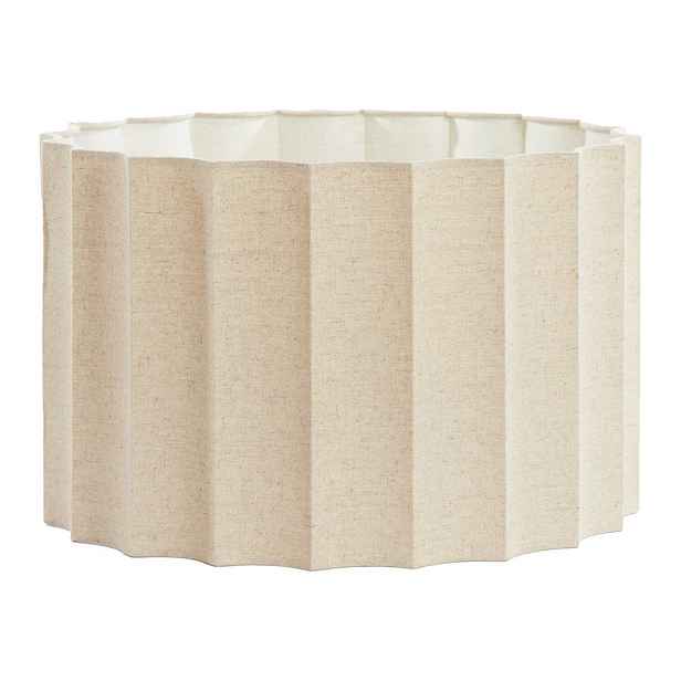 Krémové stínidlo ø 35 cm Disli – Light & Living