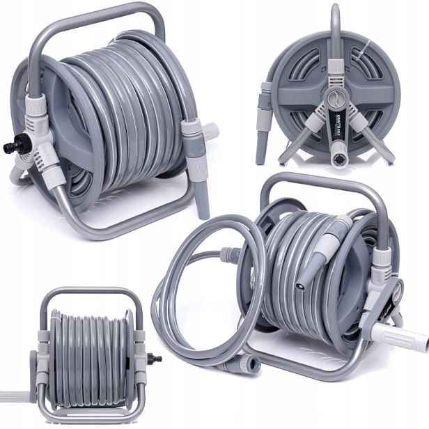 Stojan se zahradní hadicí 40 m 2 m Kraft&dele KD2080 1/2" 3-vrstvý Uv
