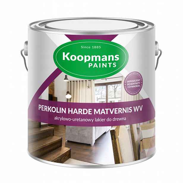 Koopmans Akrylovo-uretanový Lak Perkolin Harde Matvernis Wv 2,5L