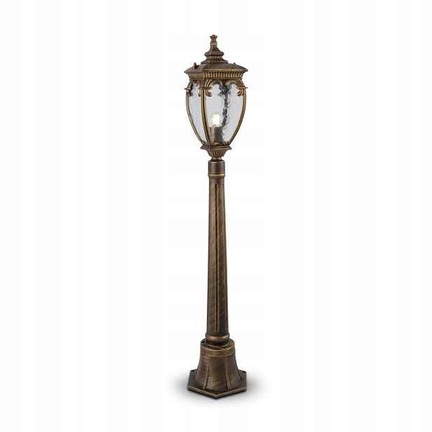 Stojací venkovní lampa patina, klasický zahradní sloupek 113 cm Maytoni