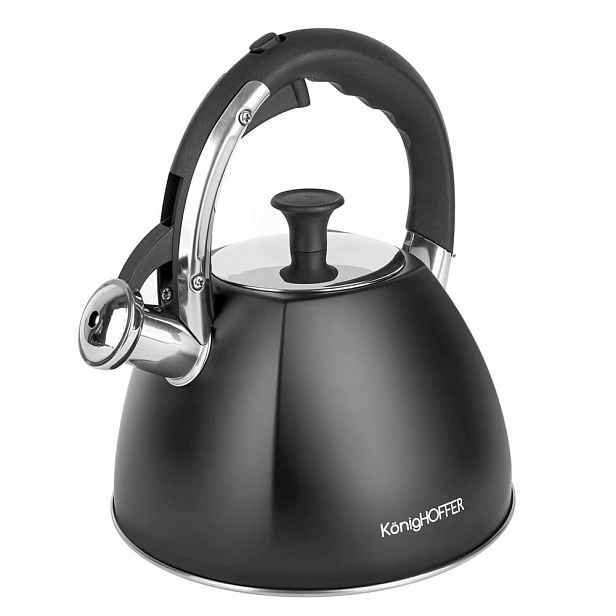 Tradiční indukční Konvice Matná černá 2,5 l