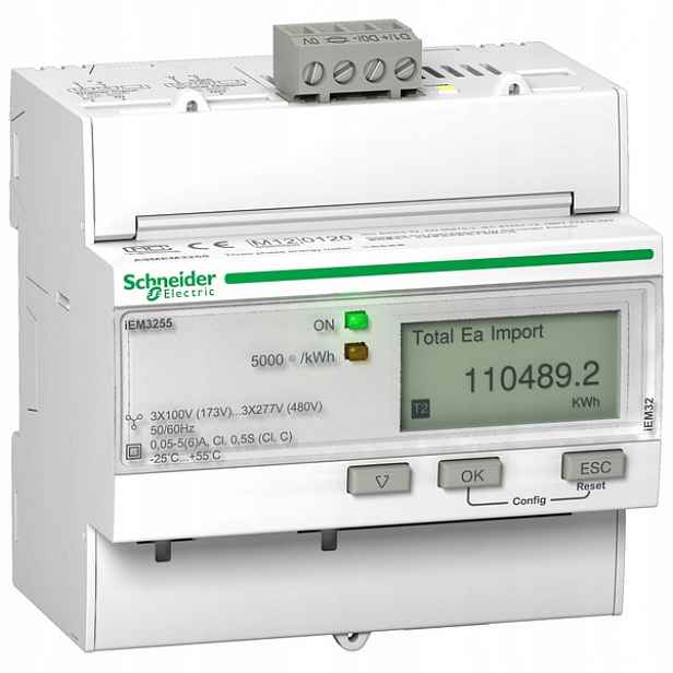 Schneider Electric elektroměr iEM3255 Modbus MID A9MEM3255