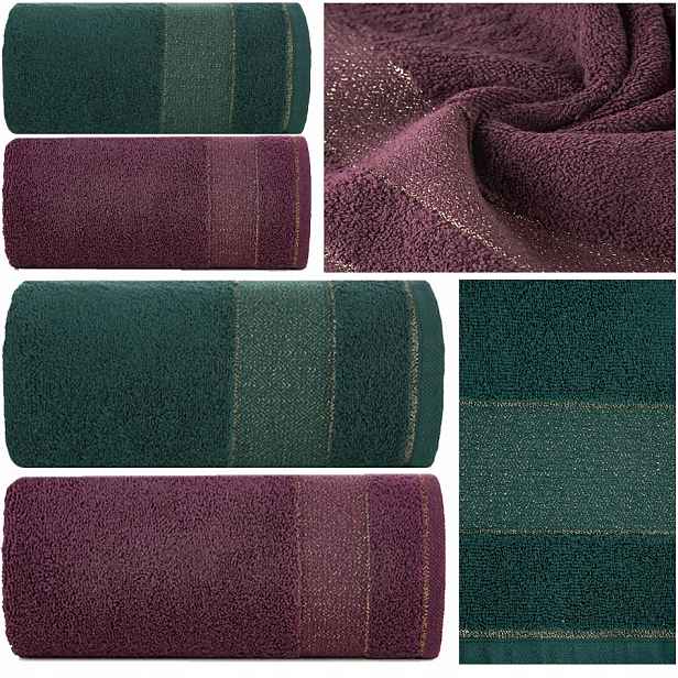 Sada koupelnových ručníků 4ks 500gsm 2x50x90 2x70x140 Vánoční