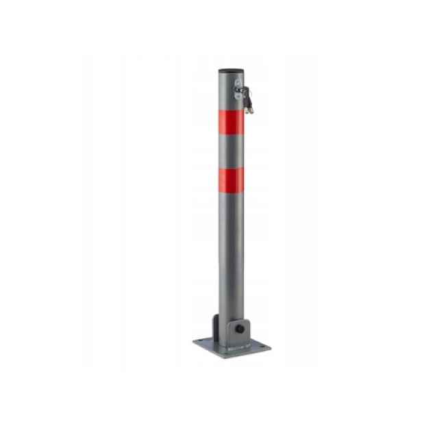Sloupek blokující vjezd, parkovací zámek, výška 65 cm, kulatý