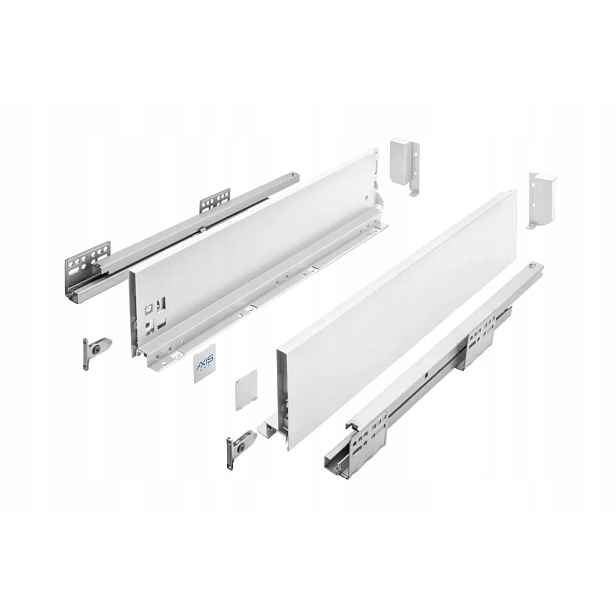 Šuplík Gtv Axis Pro s plným výsuvem L-350 H-116 Bílá