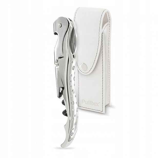 Vývrtka Pulltap´s Classic zdobená krystaly Swarovski Chromová